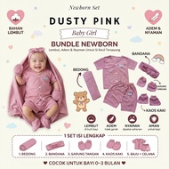 Newborn Bundle Package Swaddle Set Newborn Baby SartakiBANDO MaroonPOLOS