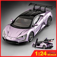KLT 1:24 BYD U9 Xtreme Diecast Model Car Alloy Cars Toys Collection Gift For Kids Boy Girl