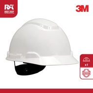 (1SET) 3M SAFETY HELMET H-700R SERIES RACHET SAFETY HELMET WHITE / RED / GREEN / 4-POINT RATCHET SUS