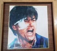 $10 包順豐站/櫃: 3 X 款選擇: 英雄本色 -  周潤發 張國榮 畫板 (Illustration Board) 2023, 2022 / 黄水斌: 親筆簽名 / Size: 24 cm X 