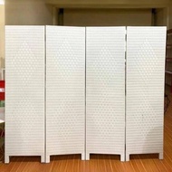4-door Synthetic Rattan Room Partition