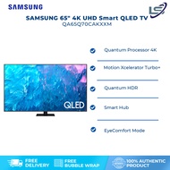 SAMSUNG 65" 4K UHD Smart QLED TV QA65Q70CAKXXM | Tizen™ Smart TV | Web Browser | Smart Hub | SmartThings | HDR | HDMI