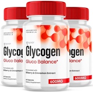 (3 Pack) Glycogen Balance Capsules - Glyco Balance Advanced Formula Glycogen Supplement Pills - All 