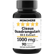 MONOHERB Cissus Quadrangularis Extract 1000 mg - 90 Vegetarian Capsules
