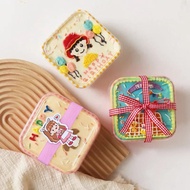 Dessert BOX BENTO CAKE BOX PLASTIC SIZE 9X5 CM TRANSPARANT LID