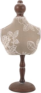 CALLARON Mannequin Jewelry Display, Pendant Necklace Holder Mannequin Head Jewelry Display Stand Bus