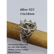 E08 Sarung Cincin "Grade A" Ring Casting Silver 925 14x18mm