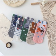 Adult Cat Design Cartoon Socks
