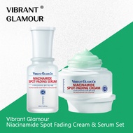 VIBRANT GLAMOUR - Niacinamide Spot Fading Cream & Serum Set 5% Niacinamide Dual Vitamin C5x Ceramide