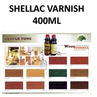 400ML BOTTLE WOOD SHELLAC CAT KAYU SYELEK PAINT GUITAR TONE WOOD VARNISH WOOD SHELLAC SYELEK KAYU WOOD PAINT ANTI TERMITES EXTERIOR &amp; INTERIOR