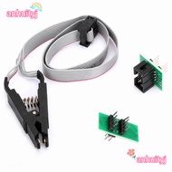 AHTY SOIC8 SOP8 Flash Chip IC Test Clip, with 2 Adapter Board SOIC 8 / SOP8 Clip Flash Chip IC Test 