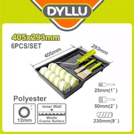 DYLLU Cylinder Paint Roller Brush Set 6 Pcs DTCB3H62