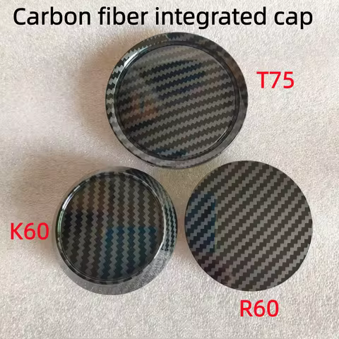Carbon Fiber Weave No Logo Car Wheel Center Caps T75 K60 R60 56MM Wheels Hub Cap Rim Hubcaps Dust Co