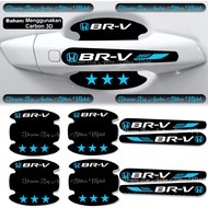 8 Pcs BRV Car Door Handle Protector Stickers Honda Brv Car Handle Stickers