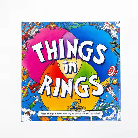 Things in Rings Interactive Board Game 2-6 Players Fun for Game Nights Corporate Events Chinese Engl