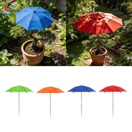 chulisia Plant Shade Umbrella, Plant Shade Cover, Weatherproof with Bamboo Stake for Flower Pot