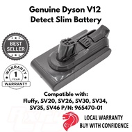 Genuine Dyson V12 Detect Slim Battery, Fluffy, SV20, SV26, SV30, SV34, SV35, SV46 P/N: 965470-01