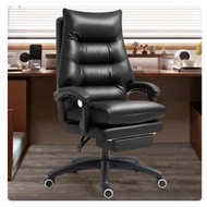 全城熱賣 - 辦公椅電腦辦公椅雙層加厚設計(黑色+踏板)#H099023407
