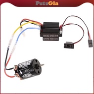 [PETSOLA] RC Brushed 540 Motor & Brushed ESC Speed Controller for Axial SCX10 D90