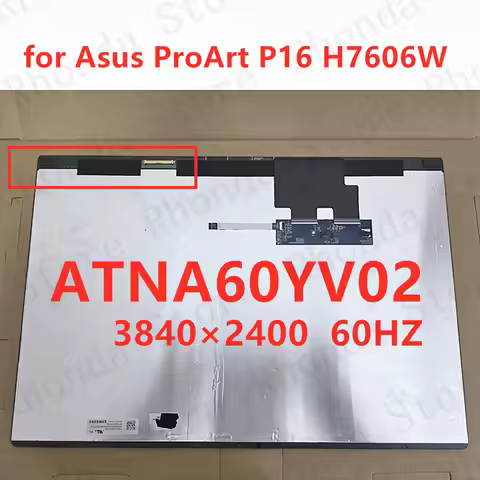for ASUS ProArt P16 H7606 H7606WX H7606W H7606WI H7606WP 2024 2025 model OLED matrix LCD screen Touc