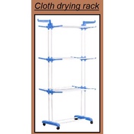 3 Tier Foldable Clothes Drying Rack晒衣架