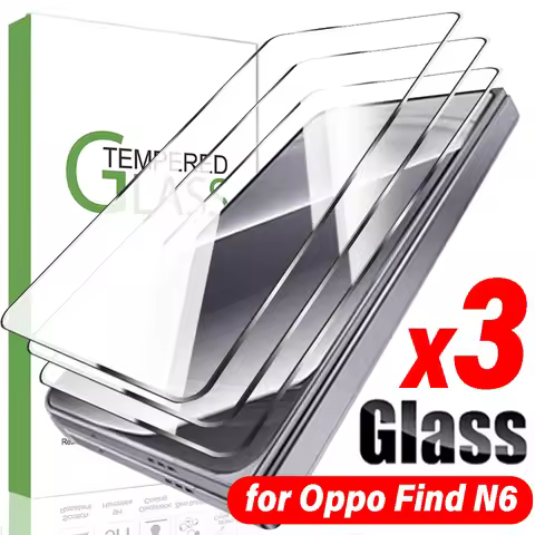 1-3Pcs Glass Films for Oppo Find N6 Front Screen Protectors HD Anti-scratch Protective Films 9H Temp