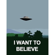 14x18 inch X Files I Want to Believe Silk Poster 2GS2-6AB