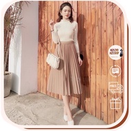 G36. 1913/808. LONG FLAWED PLEATED SKIRT