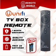 Unifi TV Box Remote Black | Alat Kawalan Jauh Televisyen Television Remote Controller  Hypptv Unifi 
