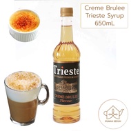 650 Triest Creme Brulee SoypML - Brule Cream Syrup for Coffee, Latte, etc.