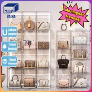 [24-hour delivery] Acrylic Bag Box Acrylic Bag Holder Bag Display Bag Storage Box storage box cupboa