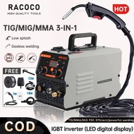Portable MIG Welding Machine MMA/MIG 3IN1 Gasless Welder Inverter IGBT ARC Flux Wire Welding Machine