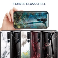 ◎✶vivo 1723 1806 1718 1716 1601 1609 1611 1820 Marbled Glass Phone Back Case