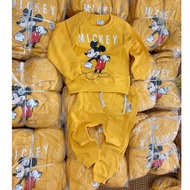 HM 1-6Y yellow mickey felt set