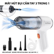 Máy Hút Bụi Cầm Tay Mini Không Dây 3in1 Mifan CV103 - Lực hút mạnh 8000Pa 60W Sạc nhanh TypeC Hút th
