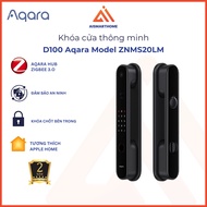Aqara D100 Zigbee fingerprint lock with Automatic door latch, 9 ways to open, Built-in bell, HomeKey
