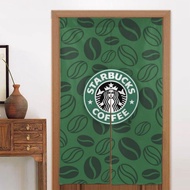 Starbuck Partition Half Curtain Kitchen Restaurant Fabric Curtain Door Curtain Japanese Style