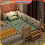 Thickening Solid Wood Baby Bed Children Bed Bold Kids Bed Frame Antibacterial Bed Extension