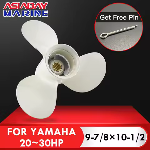For Yamaha 20hp 25hp 30hp 9 7/8*10 1/2 Outboard Propeller Boat Motor Aluminum Alloy 20 25 30 Screw 3