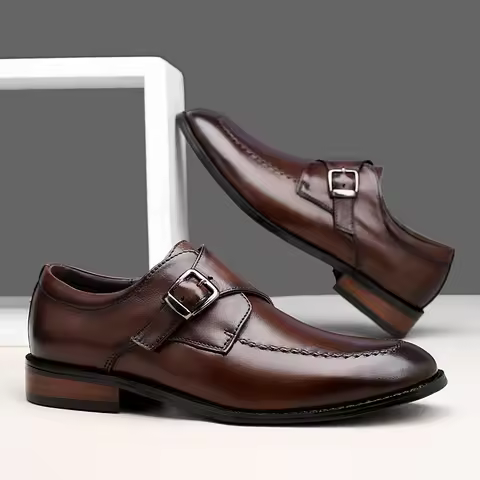 Luxury Business Formal Black Genuine Leather Shoes Men Fashion Casual Formal Shoes Classic Italian F