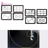 [Menolana] 4Pcs Artist View  Landscape View Proportion Ruler Sturdy View Catcher Compact for Photogr