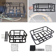 GUOOL Rear Wheel Carrier, Bicycle Basket, Adult Bicycle Basket, Metal Luggage Carrier, Pet Carrier, 
