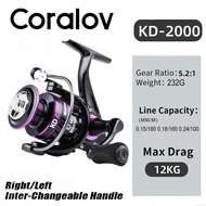 【COD&Stok Lokal】PAYOCA Reel Pancing KD1000-6000 Power Handle Metal Body Handle Spool Reel Fishing Mu