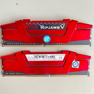 RAM GAMING G.SKILL 8GB KIT 2X4GB 2400MHZ DDR4 RIPJAWS V RED