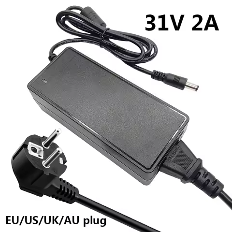 31V 2A Switching Power Supply Adapter Universal AC DC Adaptor 31 Volt 31V2A 31v UK Plug Converter AU