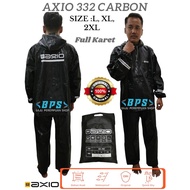 Axio Ax 332 Carbon Unisex Raincoat Jacket Pants Set *