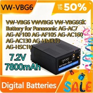7800mAh VW-VBG6 VWVBG6 VW-VBG6GK Battery for Panasonic AG-AC7 AG-AF100 AG-AF105 AG-AC160 AG-AC130 AG