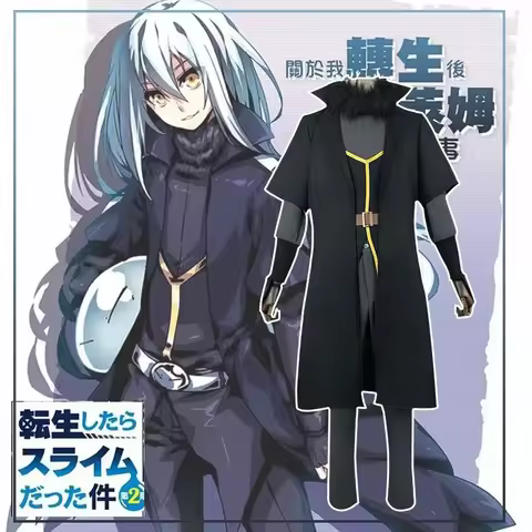 Anime That Time I Got Reincarnated As A Slime Rimuru Tempest Cosplay Costume Windbreaker Jacket Unif