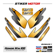 HONDA WIN40 Striping Stickers Win 100 Sticker Variations Sticker Striping Decal Scotlet Scotlite WIN
