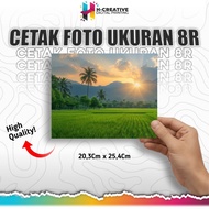High Quality 8R Size Photo Printing By H-Creative.id